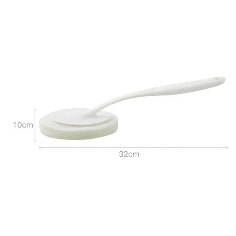 

Replaceable Sponge Cleaning Brushes Practical Long Handle Bathtub Ceramic Kitchen Descaling Pot Brush Household Cleaning Tools