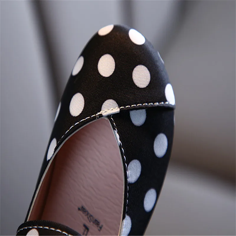 

Girls Shoes 2020 New Fashion Spring Dot Princess Shoes Breathable Dance Shoes Child Anti-slip Flats