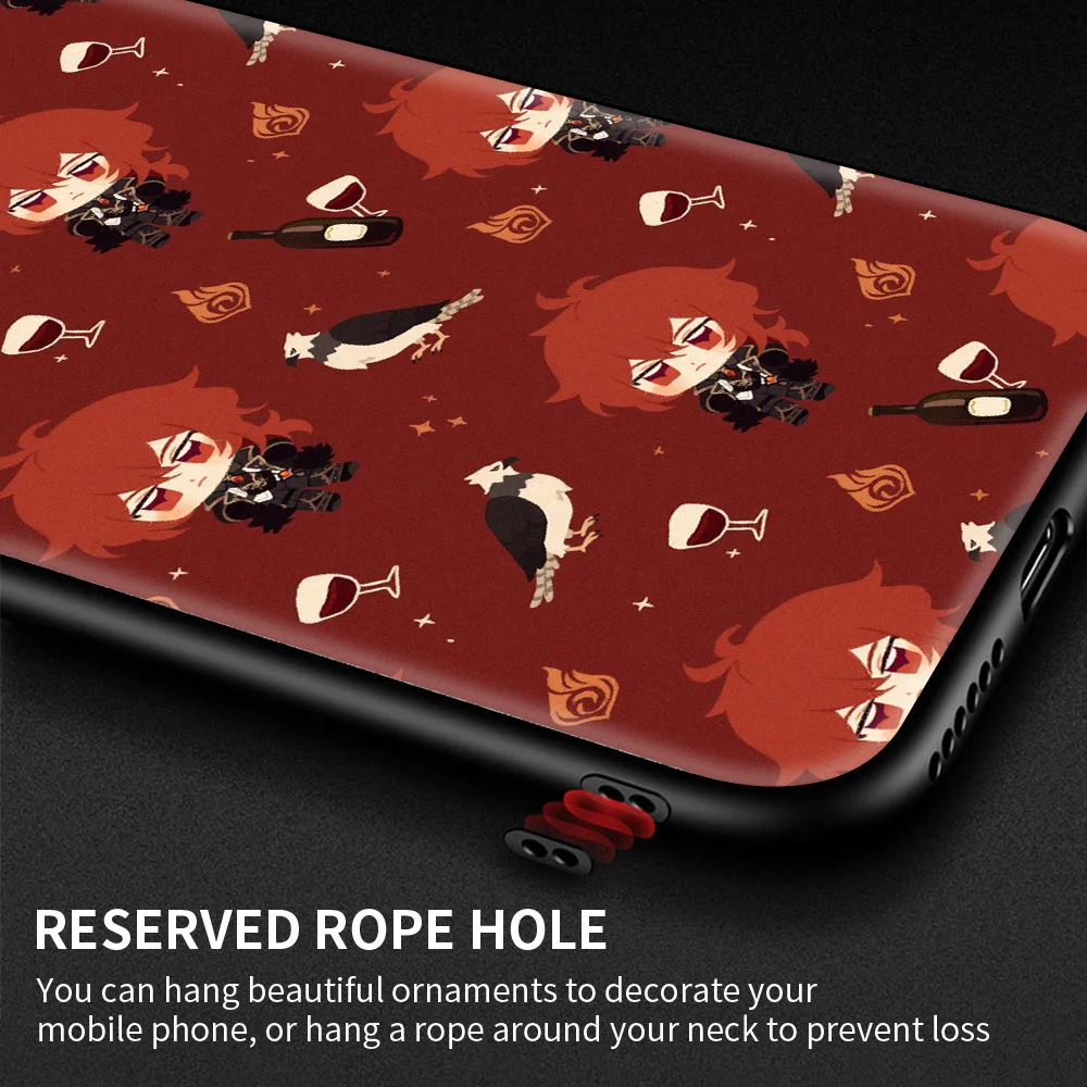 

Cartoon Genshin Impact Phone Case For Samsung Galaxy A51 A71 A21s A31 A41 A11 A91 A12 A02s A32 A52 A72 Back Cover Coque Fundas