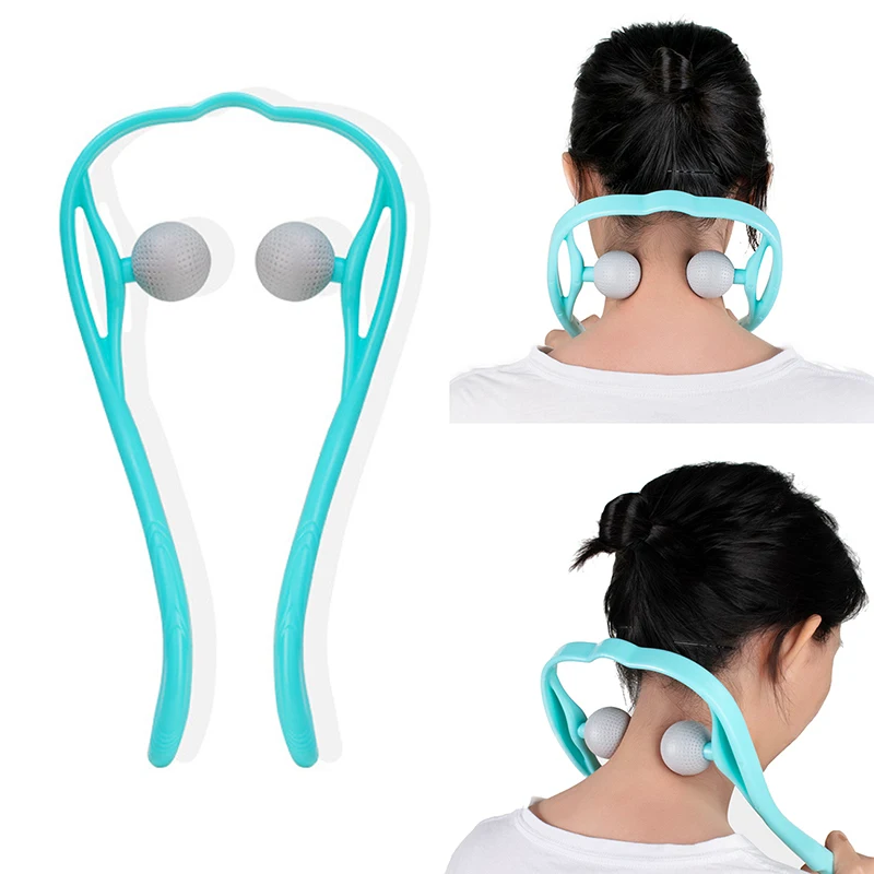 

Neck Massage Tool Hand Roller Massage Neck Shoulder Dual Trigger Point Self Massager Pressure Point Therapy Pressure Relieve