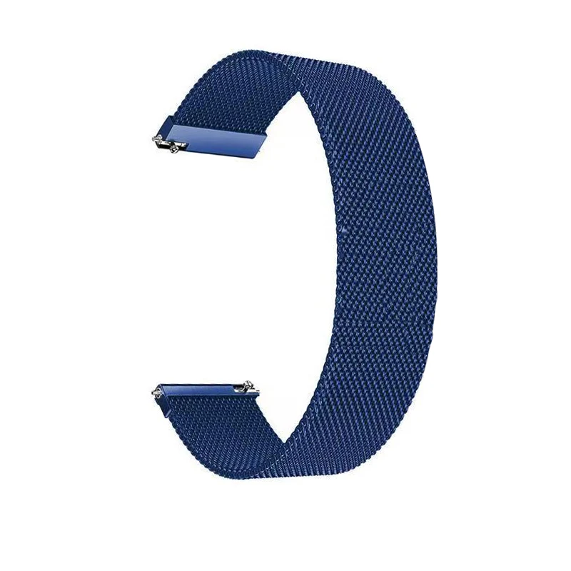 

18/20/22mm Magnetic Watchband For Haylou LS05 Stainless Steel Strap Band Replacement Bracelet for Samsung galaxy Gear/Huawei GT2