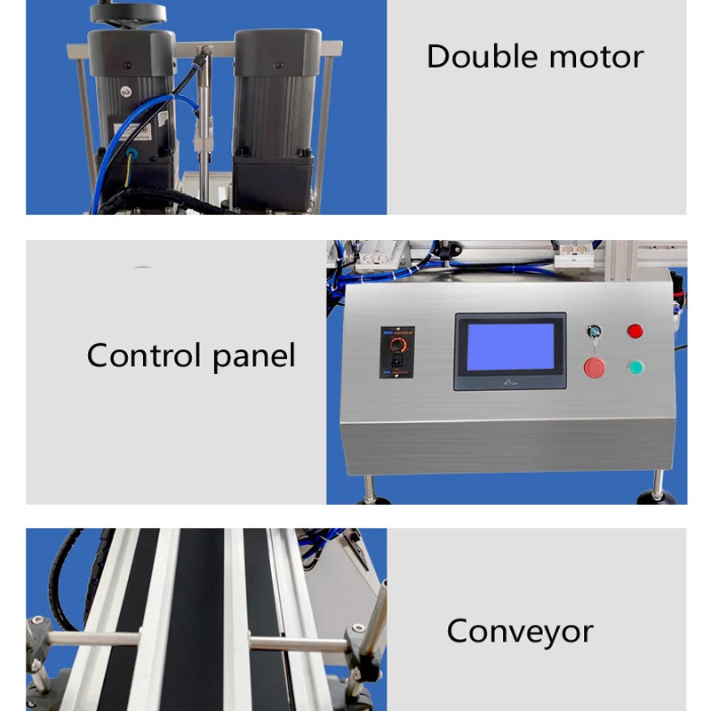 Пневматическая настольная автоматическая машина для Пинга крышек бутылок с