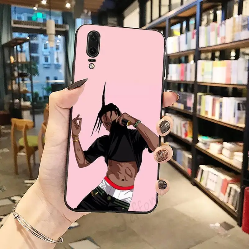 

Famous rapper Travis Scott Phone Case For Huawei honor Mate P 10 20 30 40 Pro 10i 9 10 20 8 x Lite
