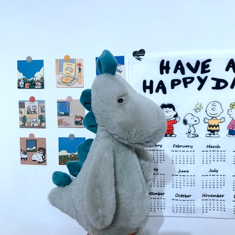 

30cm Fox/Dinosaur Plush Toy Super Soft Cute Doll Stegosaurus Home Decor Accompany Doll High Quality Birthday Xmas Gift For Kids