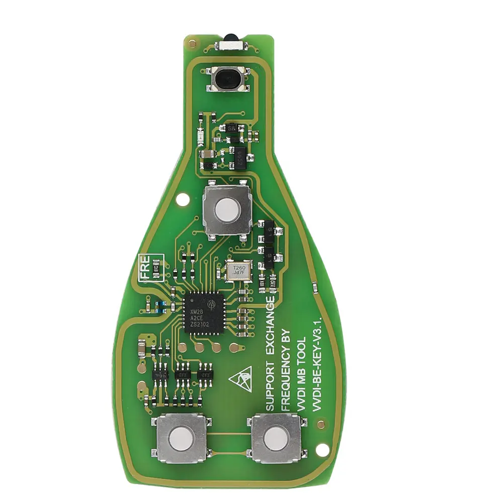 Улучшенная версия Xhorse VVDI BE Key Pro и для Mercedes Benz Smart Shell 3/4 Button получите 1 Бесплатный