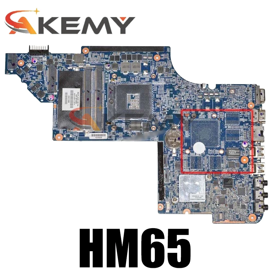 

High Quality Laptop Motherboard For HP DV6 DV6-6000 Series MainBoard 641485-001 HM65 PGA989 Full Tested