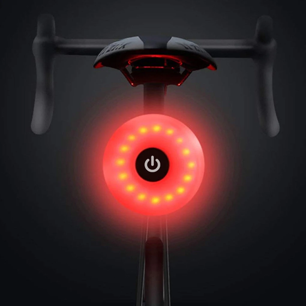 

Mini LED Bicycle Tail Light Usb Chargeable Bike Rear Lights IPX5 Waterproof Safety Warning Cycling Light Helmet Backpack Lamp