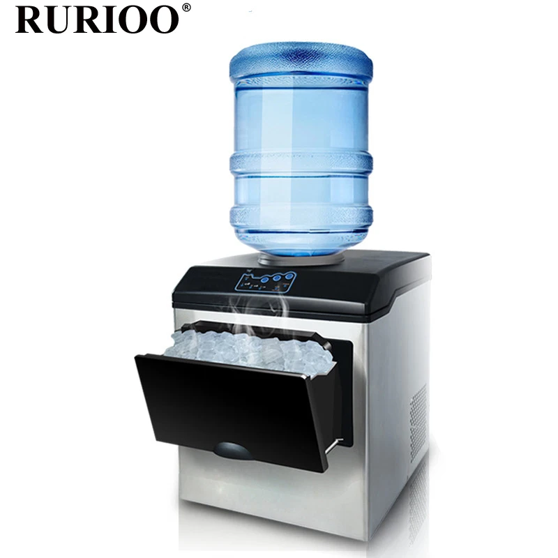 

Automatic Electric Ice Maker Machine Portable Bullet Round Block Ice Cube Making Machine Small Bar Coffee Shop 160W