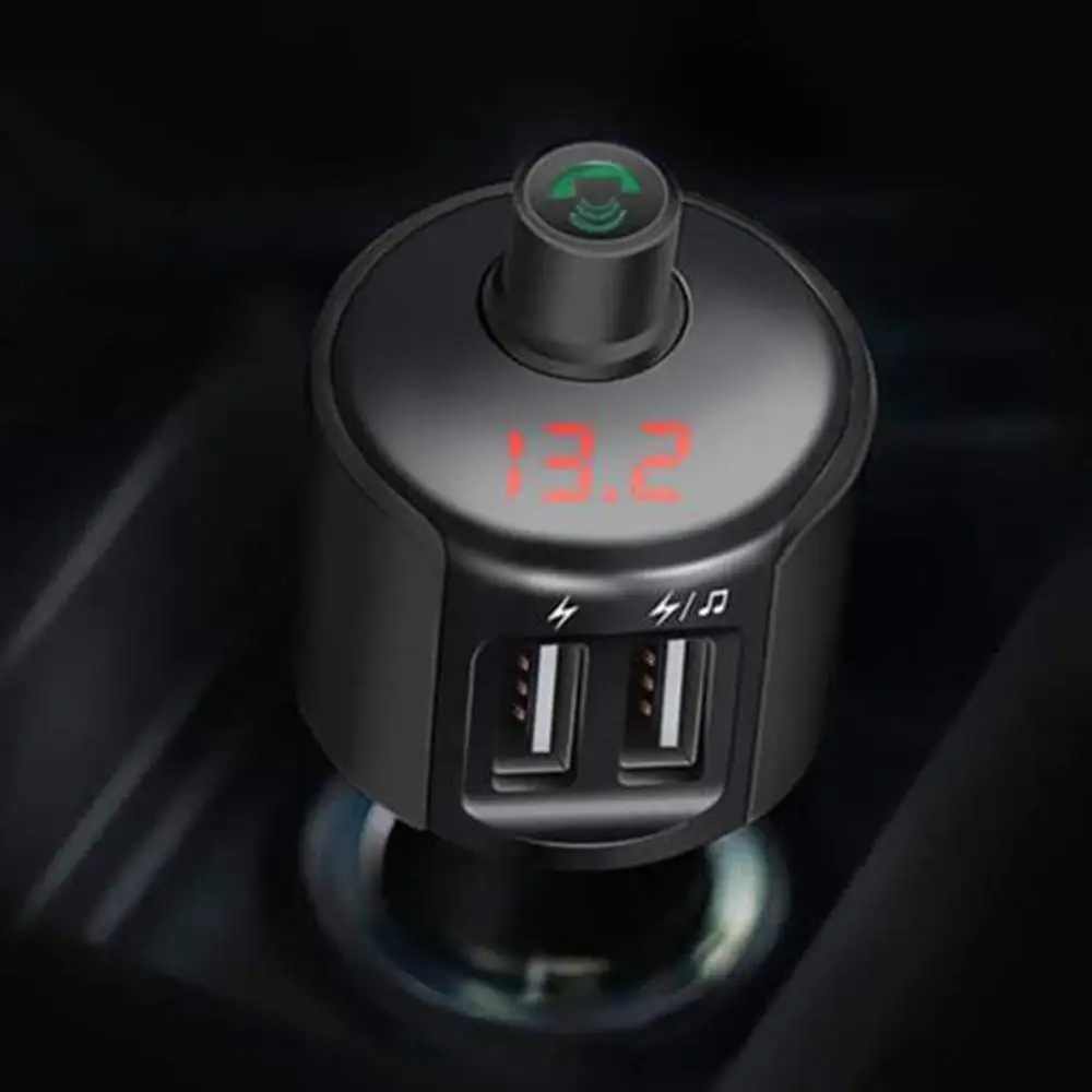 Беспроводной Bluetooth FM трансмиттер модулятор Автомобильный радиоадаптер MP3 плеер 3