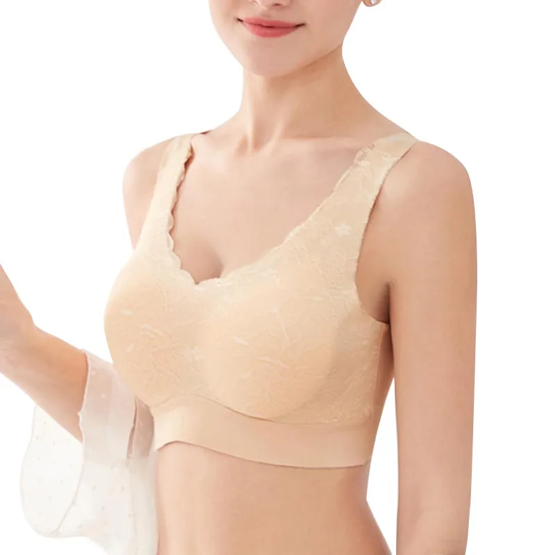

Lace Air Bra Seamless Breathable Underwear for Women Lady Sports Fitness H9