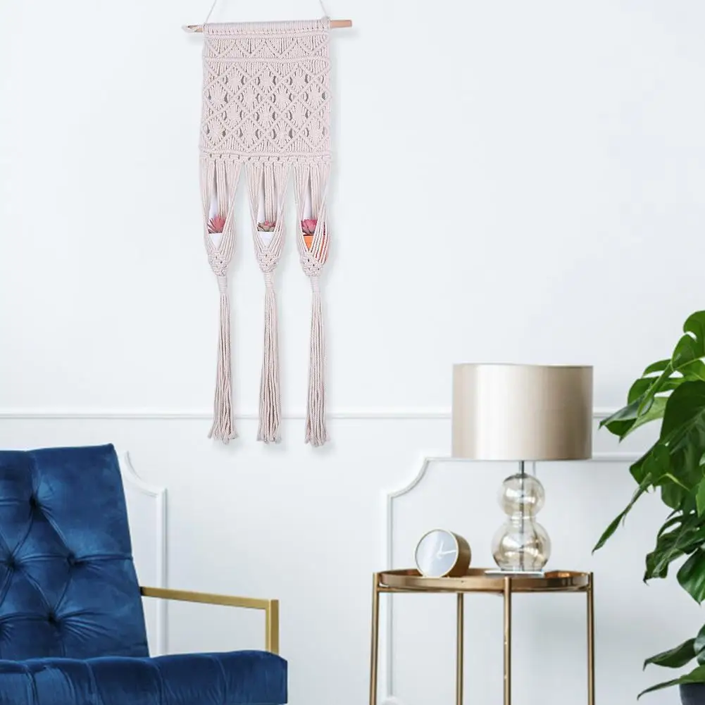 

Wall Hanging Planter Basket Boho Plant Hangers Flower Pot Holder