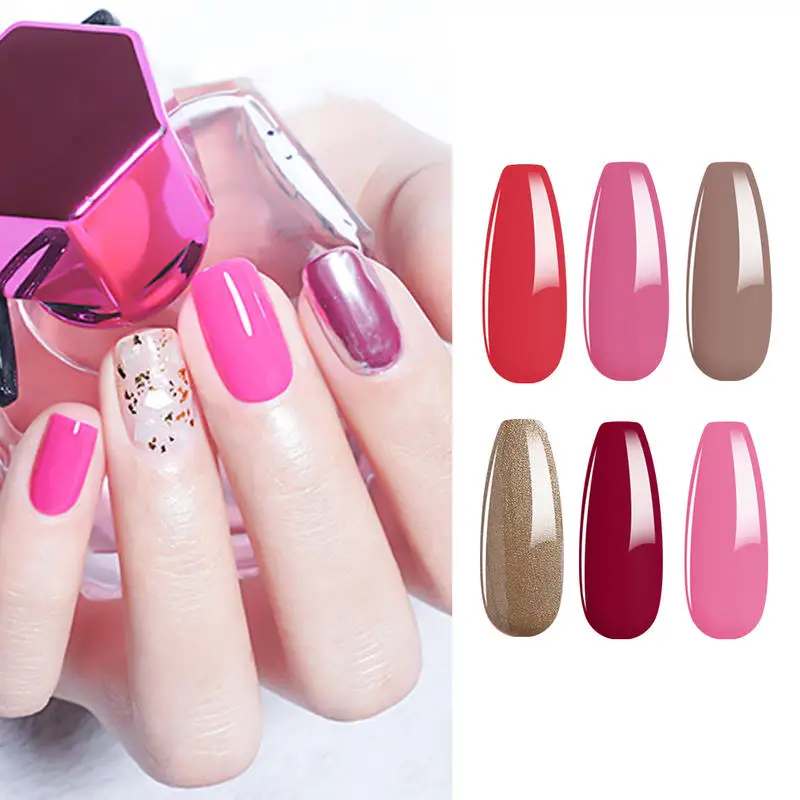 Набор гель лаков для ногтей Elite99 6 шт./лот удаляемый замачиванием Светодиодный УФ