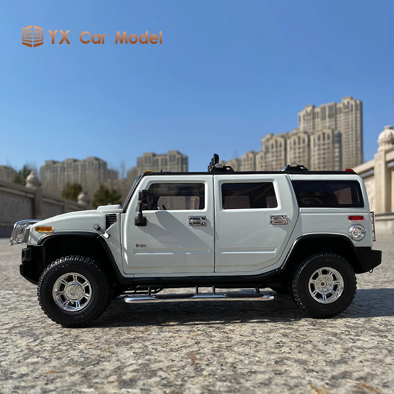 Литый под давлением автомобиль 1: 18 модель автомобиля Hummer H2 модифицированная