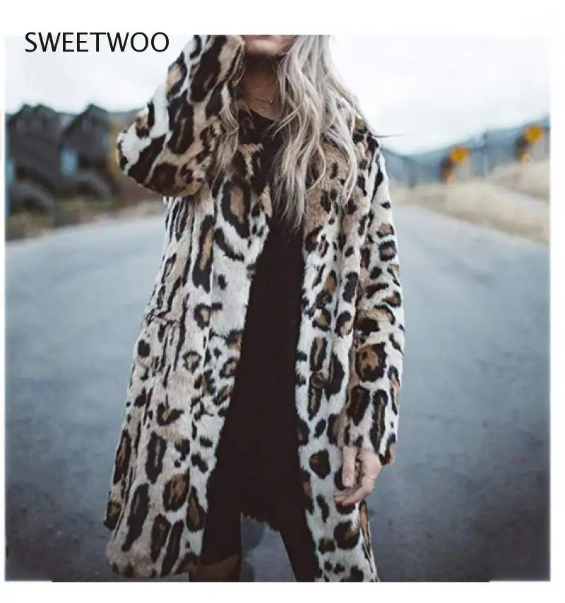 Зимняя утепленная леопардовая куртка Женское пальто средней длины из