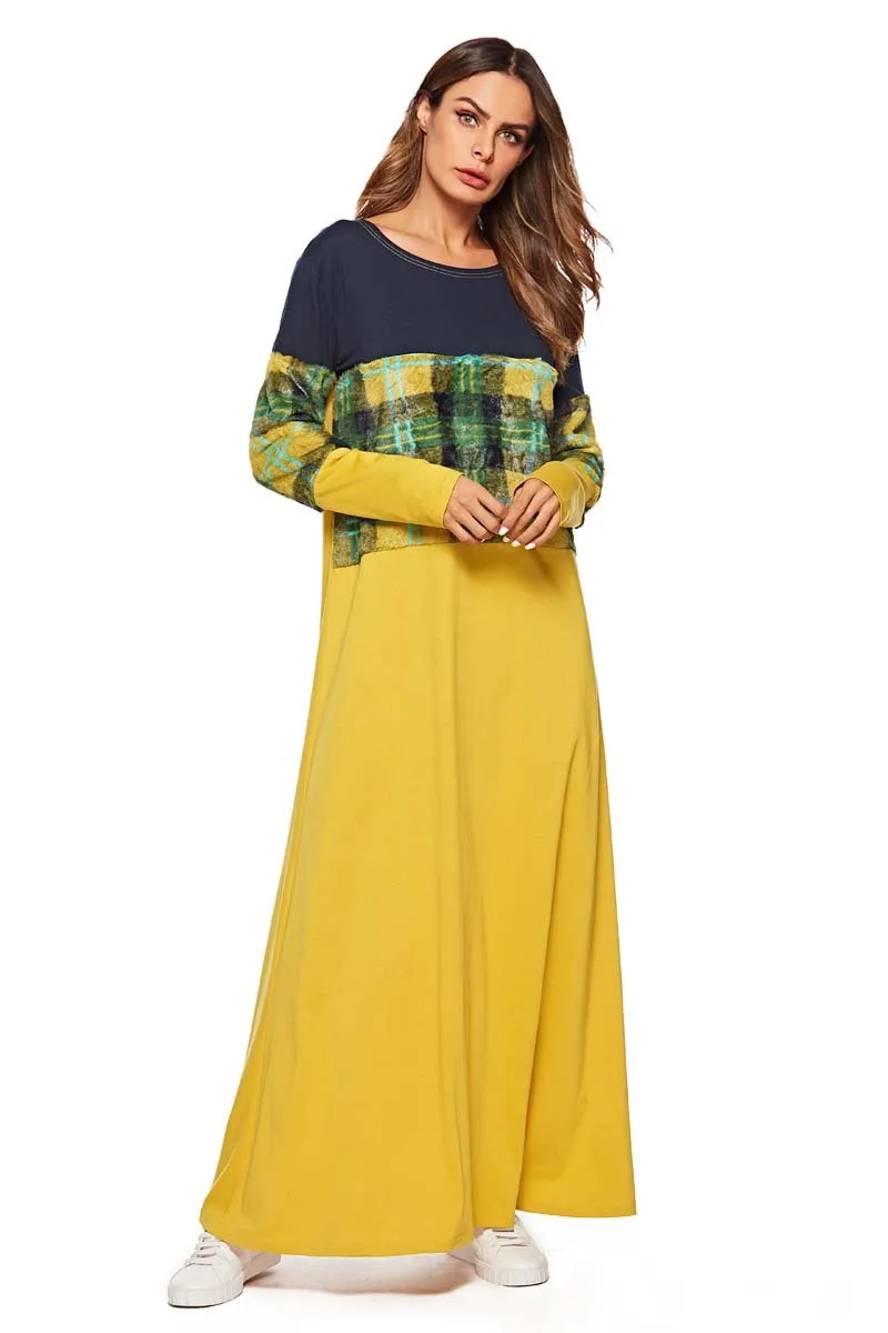 Мусульманское платье-абайя для женщин Дубайский арабский марокканский кафтан