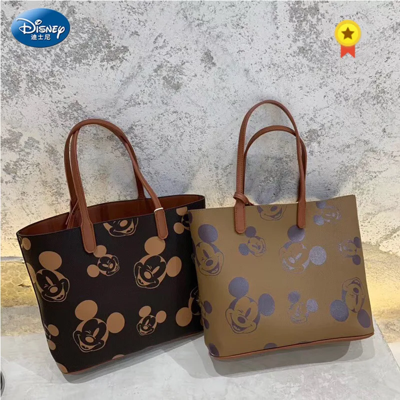 Сумки через плечо Disney Mouse женская сумка тоут с рисунком Микки Большая