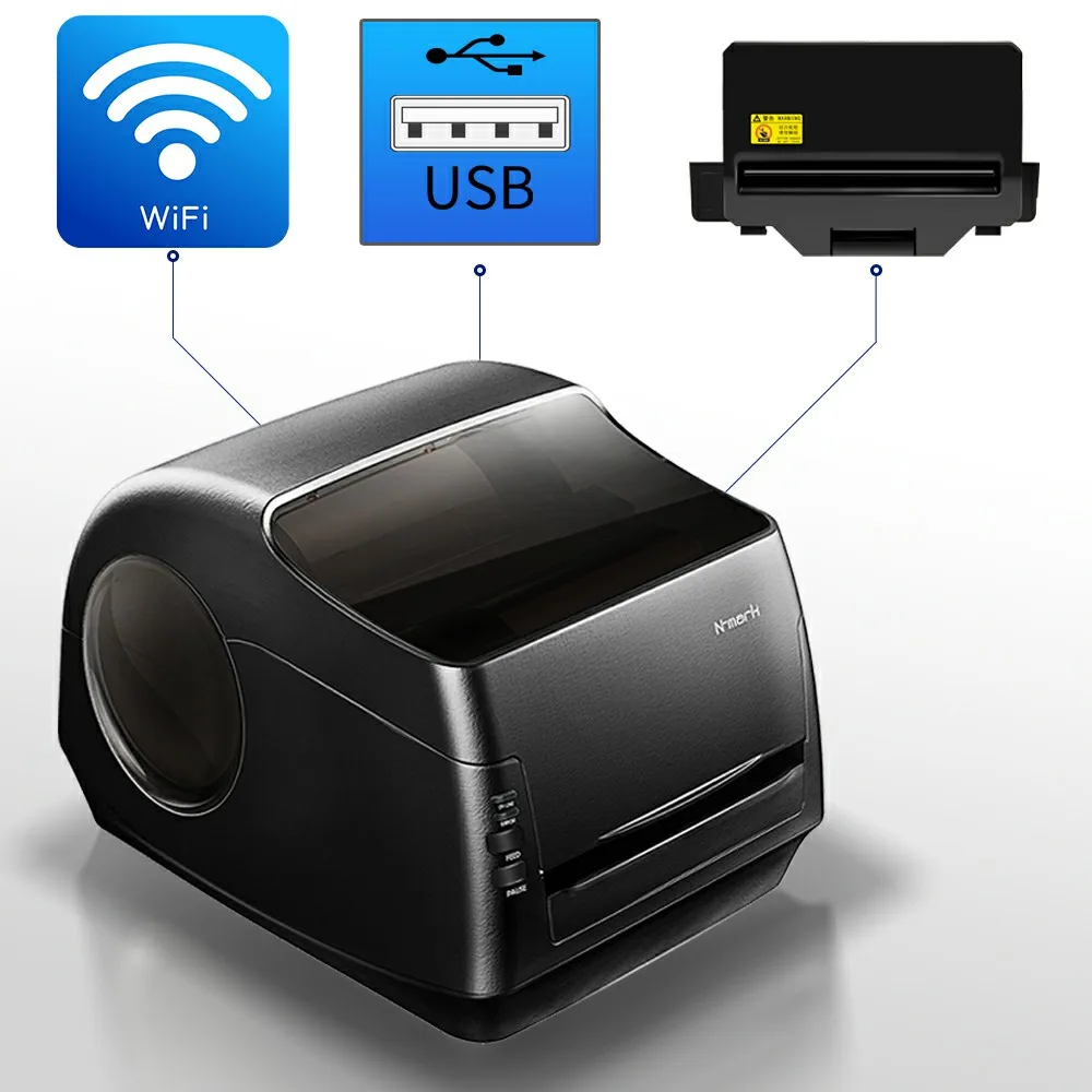 Принтер N mark D421printer совместимый с Zebra шлем TSC android bluetooth цифровой принтер для