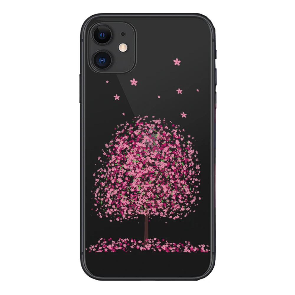 08 Мягкий силиконовый чехол для Apple iPhone X XS Max XR 11Pro чехол s i Phone 8 7 6S Plus 5S чехол с рисунком рождественской елки снежинки - Цвет: 08