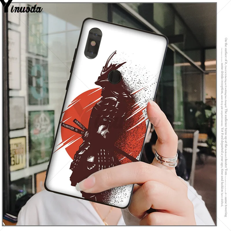 Yinuoda японская самурайская маска они Coque Shell чехол для телефона Xiao mi Red mi 5 5Plus 7 K20 Note5 6A mi 6 mi x2 mi x2S