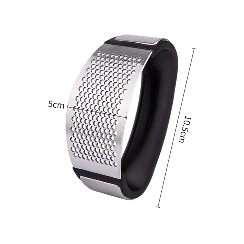 

1PCS Stainless Steel Garlic Press Manual Garlic Mincer Chopping Garlic Tools Curve Fruit Vegetable Kitchen Gadgets Accessories
