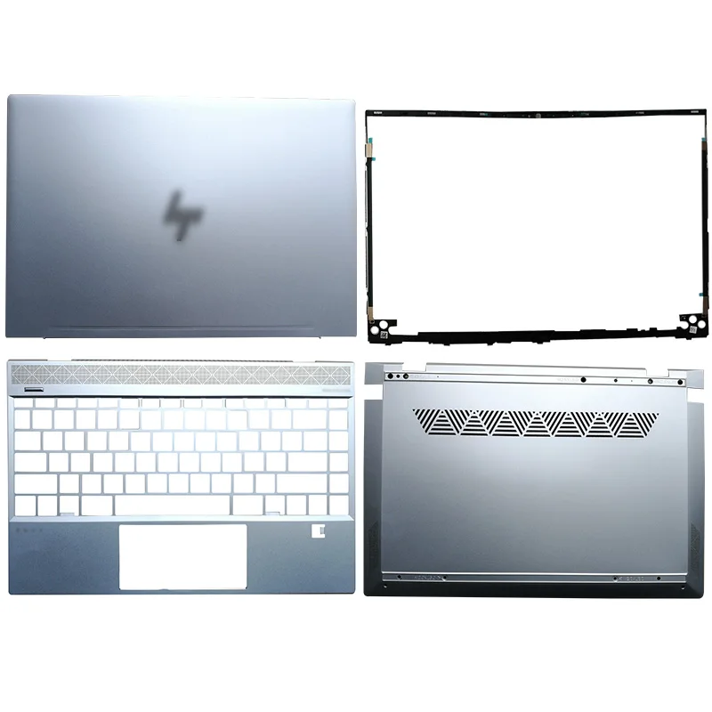 Precio Cubierta Trasera Para Ordenador Portátil, Cubierta Plateada Para HP Envy13 ENVY 13-AQ 13-AQ0007TX TPN-W144 LCD, Bisel Frontal, Reposamanos, Cubierta Inferior