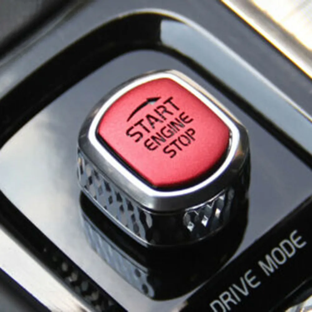 

Red Start Switch Cover Replacement Trim Accessories Car For Protection