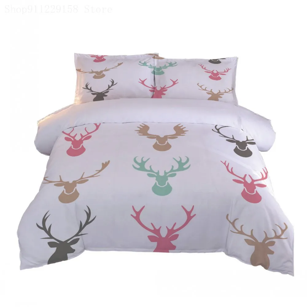 

Fresh Style Bedding Set Simple Home Textiles Duvet Cover Set Flat Bed Sheet Quilt Cover Bed Linen Set