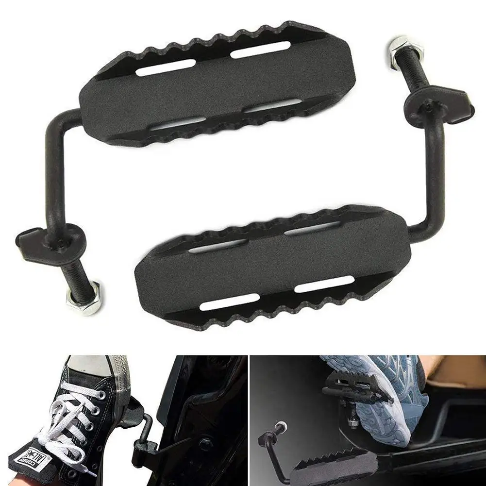 

Педали для Jeep Wrangler JK JKU 2007-2018 (1 пара), черные стальные подножки для Jeep Wrangler JK JKU 2007-2018
