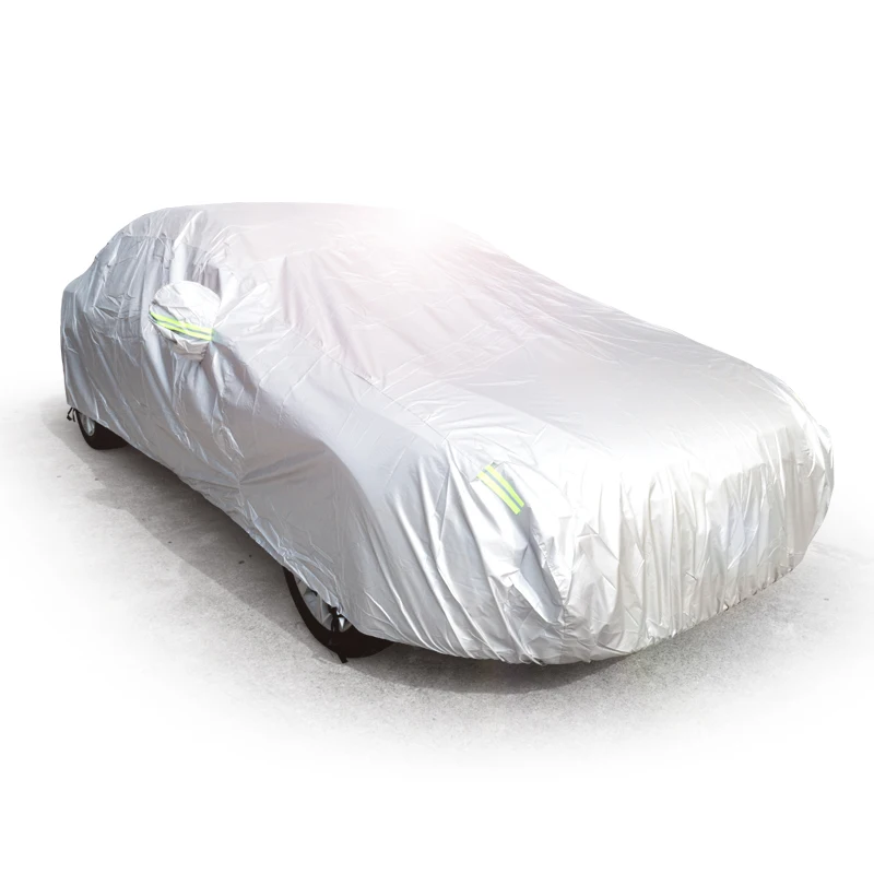 size s xxl universal full car covers snow ice dust sun uv shade cover foldable light silver auto car outdoor protector cover free global shipping