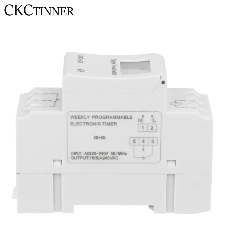 Цифровой таймер THC15A программируемое реле времени контроллер 12 В 24 48 переменного