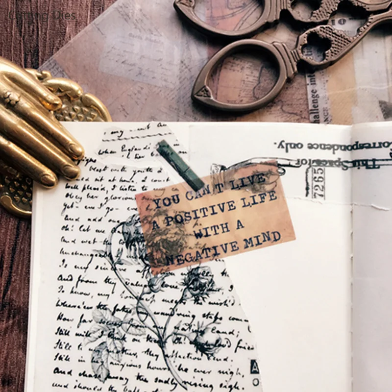 Самоклеящиеся бумажные стикеры 27 шт./лот с зажимом и принтом для скрапбукинга