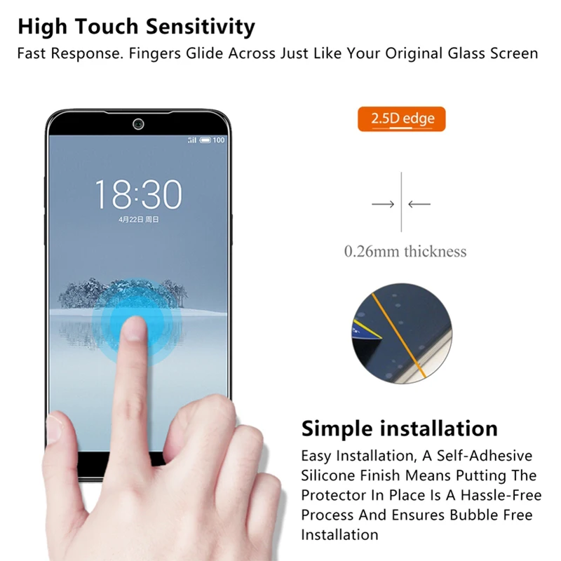 Закаленное стекло 9H HD для Meizu U10 U20 M1 Note защитная пленка экрана 15 Plus E2 E3 Защитное M8C M2