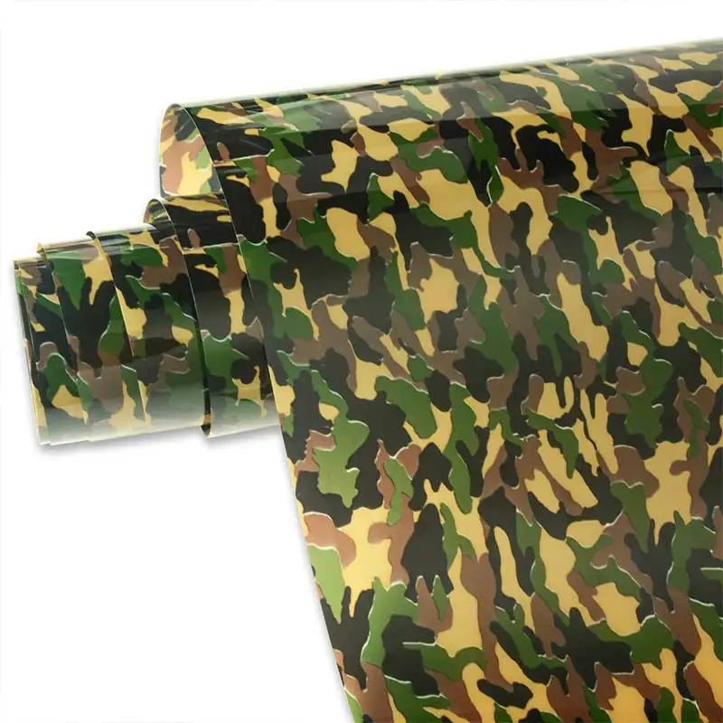 Камуфлированный виниловый утюжок для перекачки тепла на футболки термопресс HTV