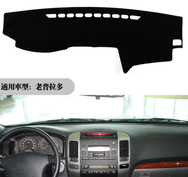 Противоскользящий коврик для Toyota Land Cruiser Prado 120 J120 2003 ~ 2009 накладка на приборную