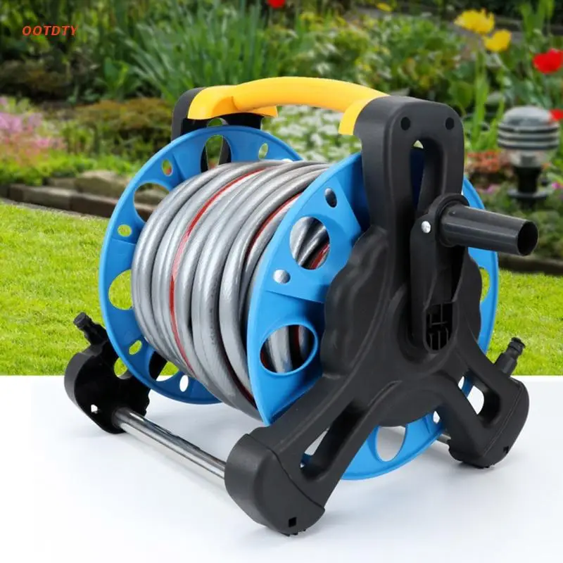 

Garden Hose Reel Watering Hose Holder for Household Gardening Watering Cleaning Pipe Tube Rope Storage Rack