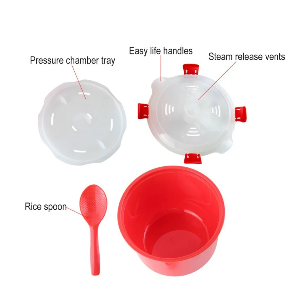 walfos microwave oven steamer meal food rice cooker grain cereal for bowl plates cookware kitchen gadgets accessories supplies free global shipping