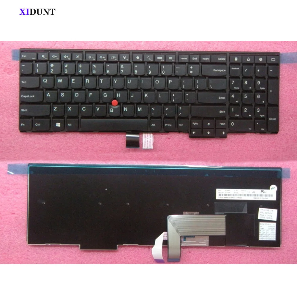 

Новая Оригинальная клавиатура для Lenovo ThinkPad T540 T540P W540 W541 W550S T550 T560 P50S английская клавиатура без подсветки 04Y2426