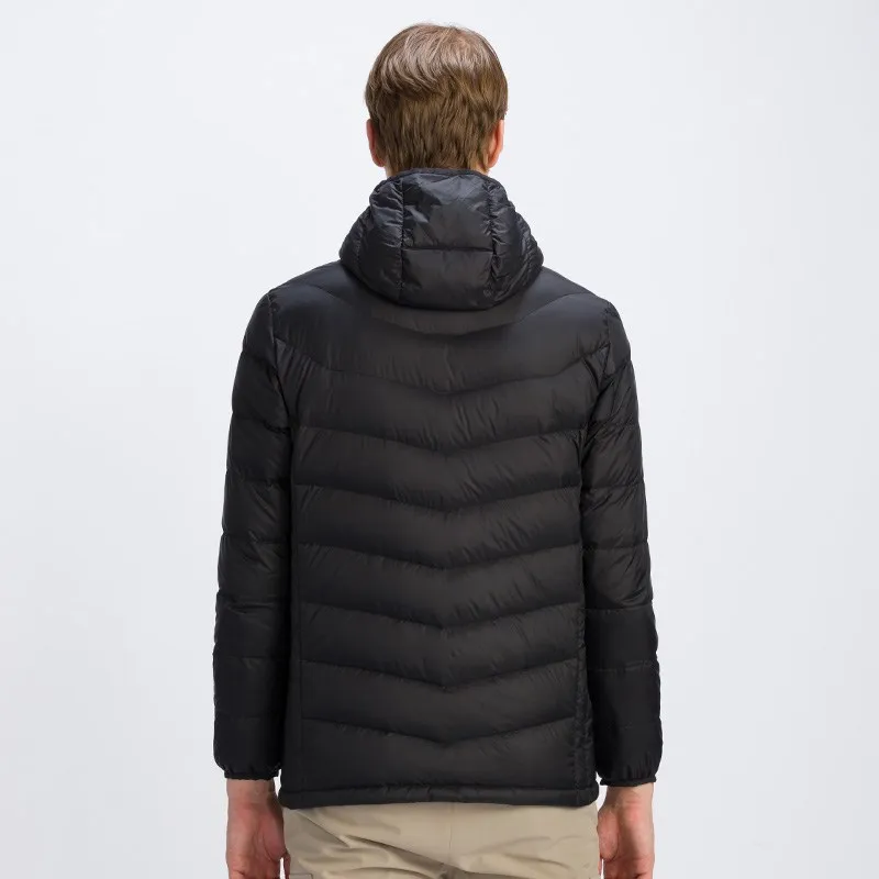 Зимние мужские и женские тонкие пуховики парки опорный изолятор на Цвет пуховое