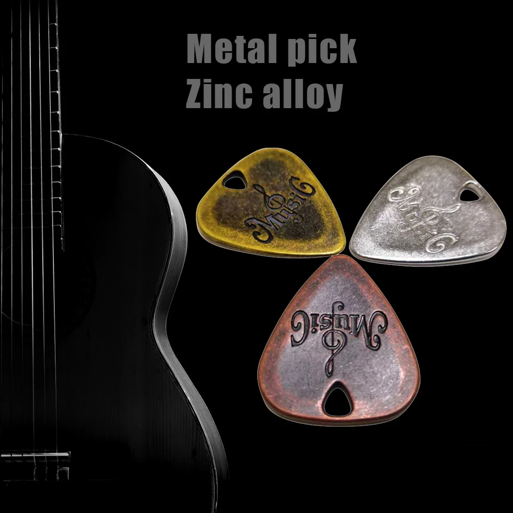 durable zink legierung gitarre pick klassische plektrum für elektrische gitarre musical instrument saiten instrumente zubehör free global sh