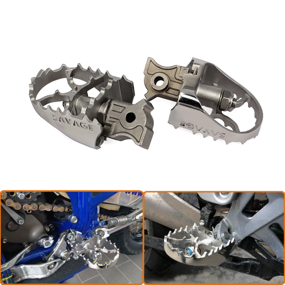 1 пара мотоциклетные регулируемые ножки Peg Enduro наклонные Угловые подставки для