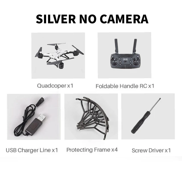 KY601G/S Дрон 4K 5G wifi FPV Вертолет расстояние 2 км жесты фото селфи Дрон gps Профессиональный Радиоуправляемый квадрокоптер VS SG907 - Цвет: K601s Silver