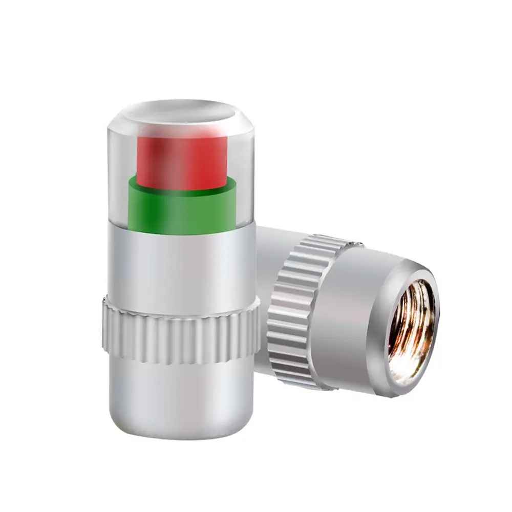 4PCS Car Tire Valve Cap Pressure Table Gauge Indicator Monitoring Warning valve Cover #1204 | Автомобили и мотоциклы