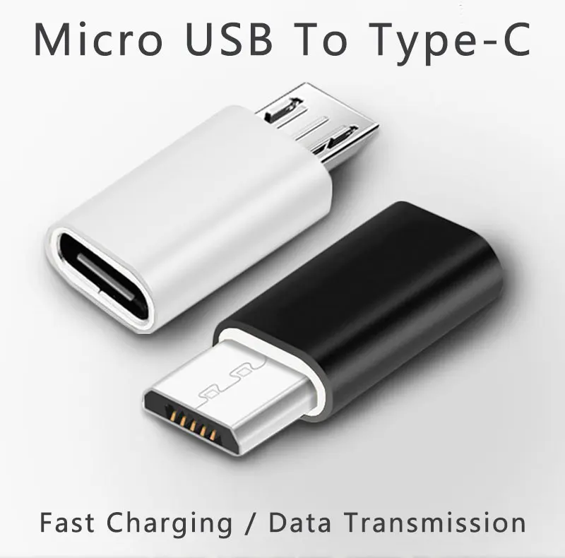 OTG Micro USB к type C Jack адаптер мини-телефон конвертер зарядный передающий данные 2в1 адаптер Micro USB A Tipo C сплиттер