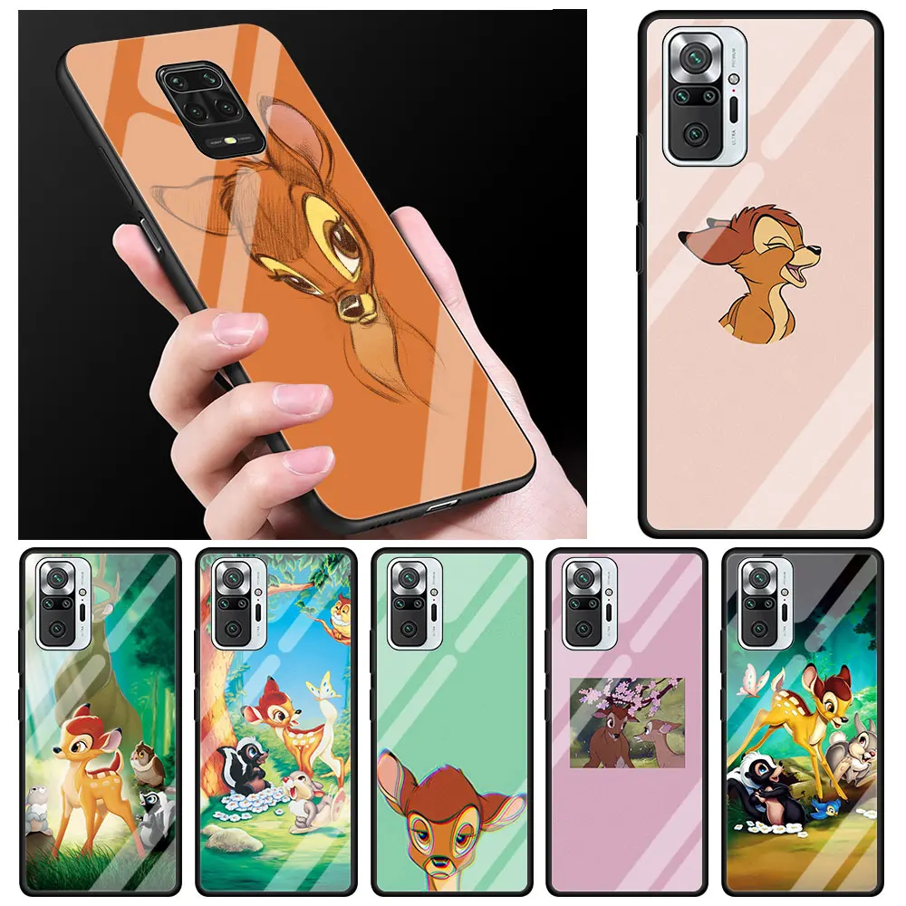 

Bambi Luxury Glass Case For Redmi K40 Pro Plus 9 9C 9A 7 8A K30 K30 Cover Capa Fundas Coque