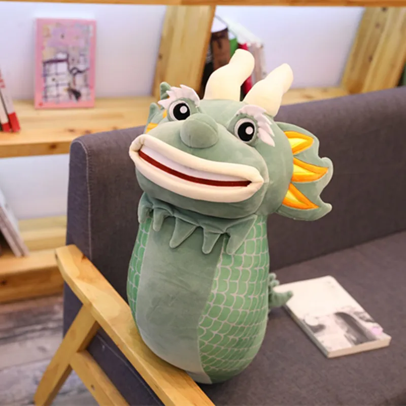 

Lovely 1pc 35-70cm New Style Big Fashion Smile Cartoon Dragon Cute Doll Plush Toys Pillow dolls gift for Children&Kids Hot AP