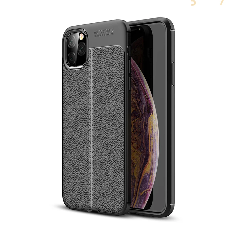 Matte Case For iPhone 11 Pro X XS XR Max 8 7 Plus Luxury Leather Soft Back Cover Retro Ultra Thin Anti-Fall Phone Shell |