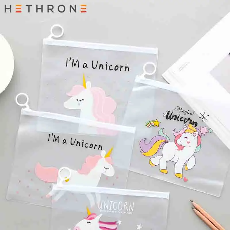 Большая кавайная сумка hetron 1 шт. чехол для письма с розовой свиньей школьные