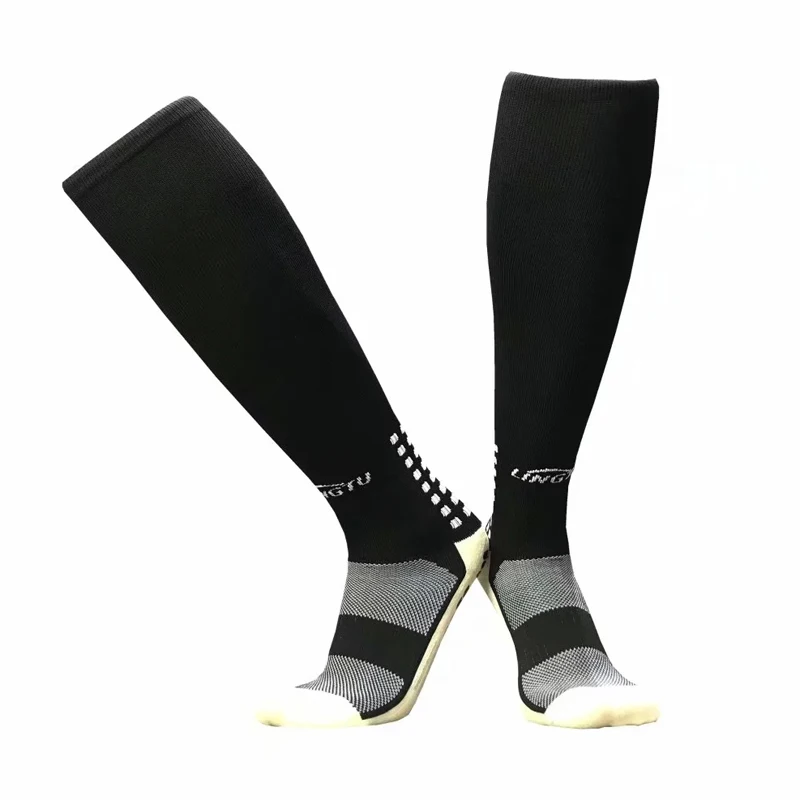 Новые противоскользящие футбольные носки мужские бейсбольные длинные защищать
