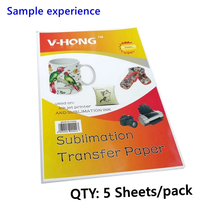mug 5sheets 8,3x11,7 дюймов футболка Керамика не Чистый хлопок сублимационная бумага V-HONG бренд темный и цветной светильник текстиль теплопередача бумага - Цвет: mug 5sheets