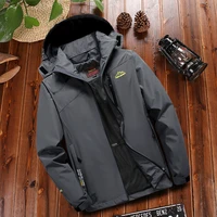 size m4xl5xl male jacket spring autumn quality brand waterproof windproof hooded jacket coat tourism mountain jacket men